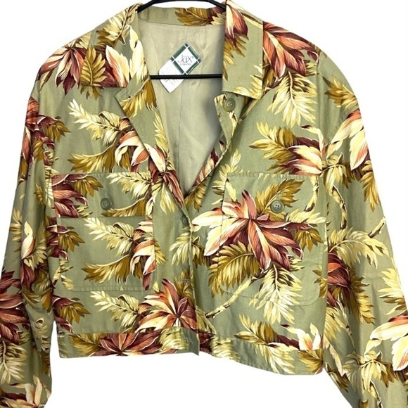 JAX COUNTRY Canada Cotton Jacket Line Dancing Festival  Button Front Lined - Picture 8 of 10